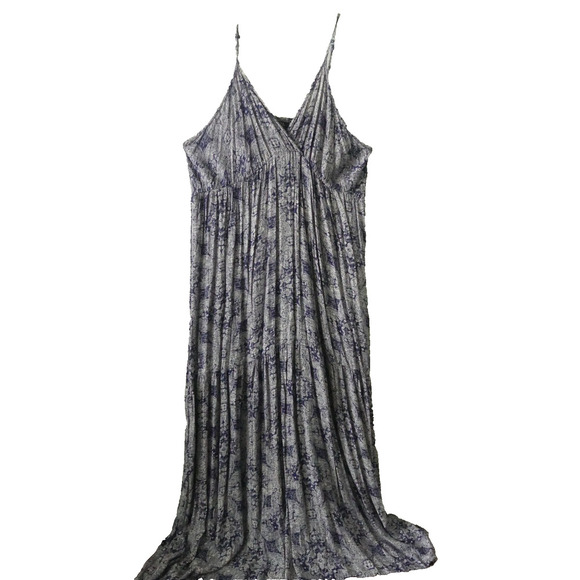 Rue21 Floral Maxi Dress Sundress Purple Summer Floral Y2K Size M Whimsy Goth - Picture 2 of 10